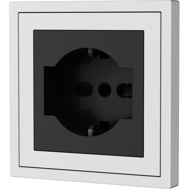 Xelent Series ltaly Socket - Ivory White