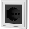 Xelent Series Italy Socket - Ivory White