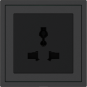 Xelent Series Universal Socket - Charcoal Gray