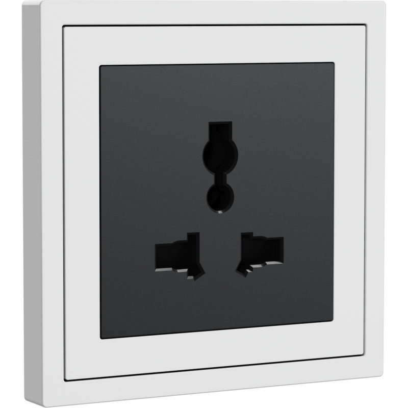 Xelent Series Universal Socket - Ivory White