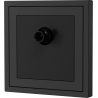 Xelent Series 1 Port Coax Cable TV-F-Type Wall Jack - Charcoal Gray