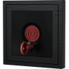 Xelent Series Emergency Panel Brushed Aluminium - Black