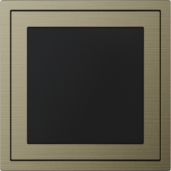 Xelent Series Blank Panel Brushed Aluminium - Antique Bronze