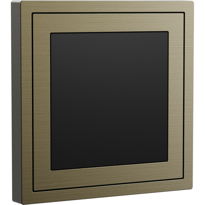 Xelent Series Blank Panel Brushed Aluminium - Antique Bronze