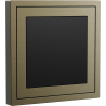 Xelent Series Blank Panel Brushed Aluminium - Antique Bronze