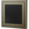 Xelent Series Blank Panel Brushed Aluminium - Antique Bronze