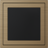 Xelent Series Blank Panel Brushed Aluminium - Brass