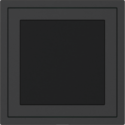 Xelent Series Blank Panel - Charcoal Gray