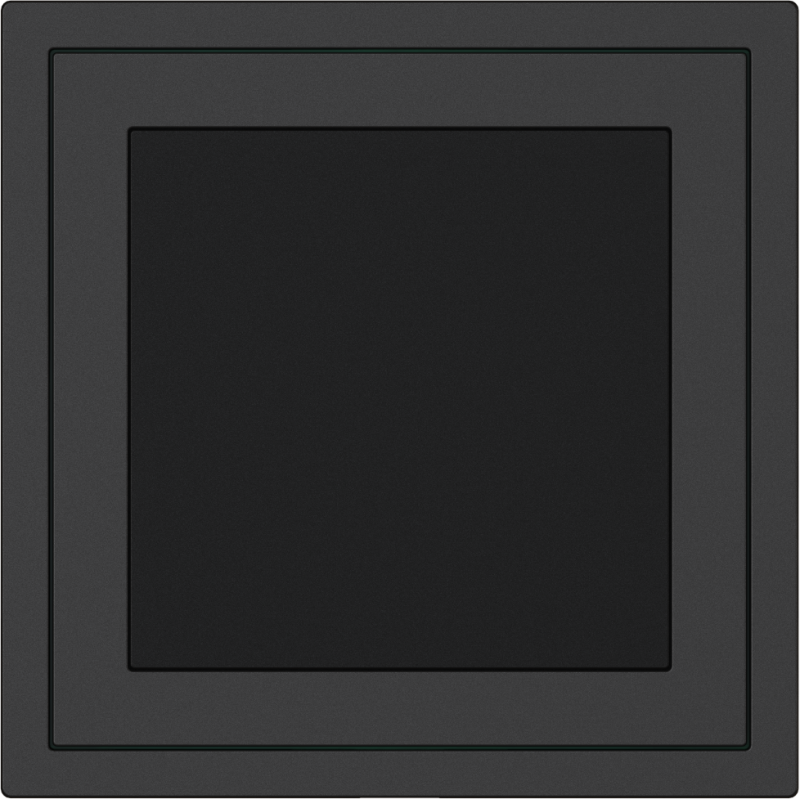 Xelent Series Blank Panel - Charcoal Gray