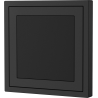 Xelent Series Blank Panel - Charcoal Gray
