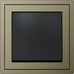 Xelent Series 1 Button Rocker Switch Brushed Aluminium - Antique Bronze