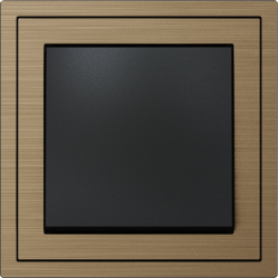 Xelent Series 1 Button Rocker Switch Brushed Aluminium - Brass