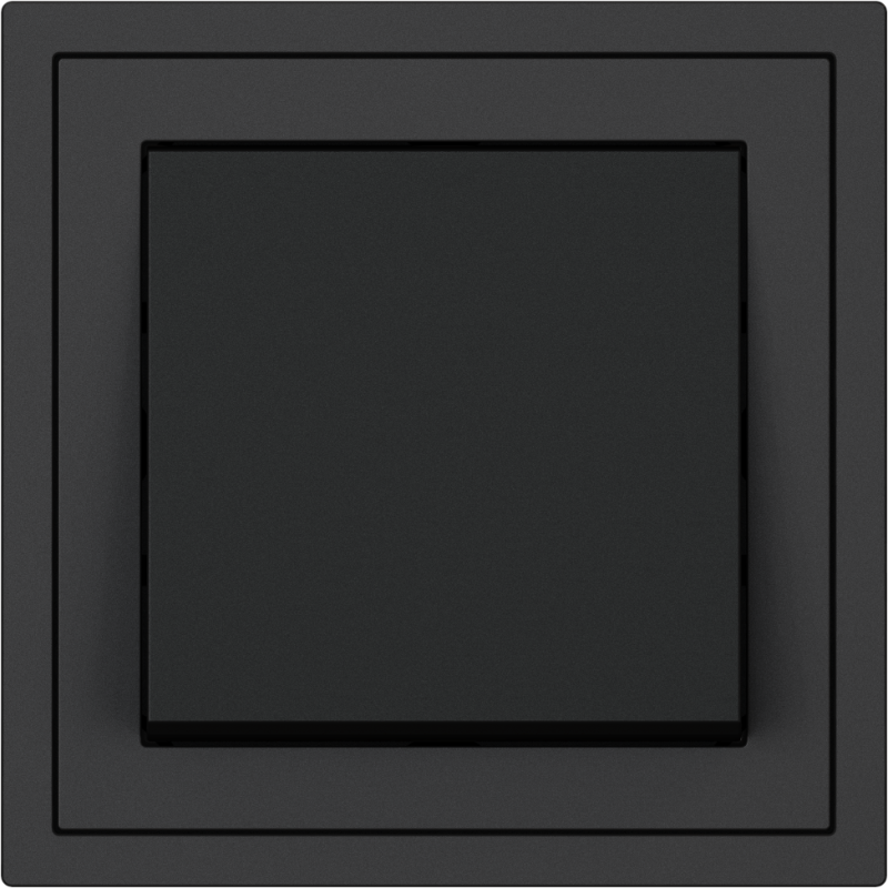 Xelent Series 1 Button Rocker Switch - Charcoal Gray