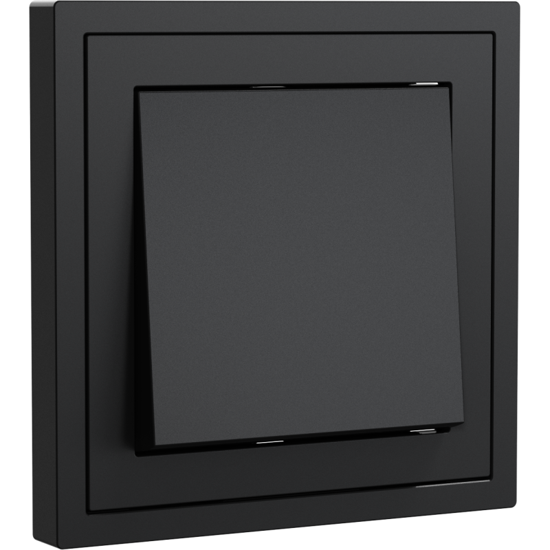 Xelent Series 1 Button Rocker Switch - Charcoal Gray