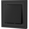 Xelent Series 1 Button Rocker Switch - Charcoal Gray
