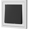 Xelent Series 1 Button Rocker Switch - Ivory White