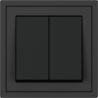 Xelent Series 2 Button Rocker Switch - Charcoal Gray