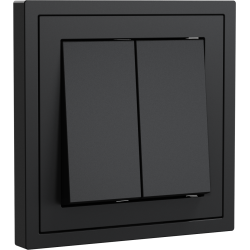 Xelent Series 2 Button Rocker Switch - Charcoal Gray