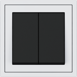 Xelent Series 2 Button Rocker Switch - Ivory White