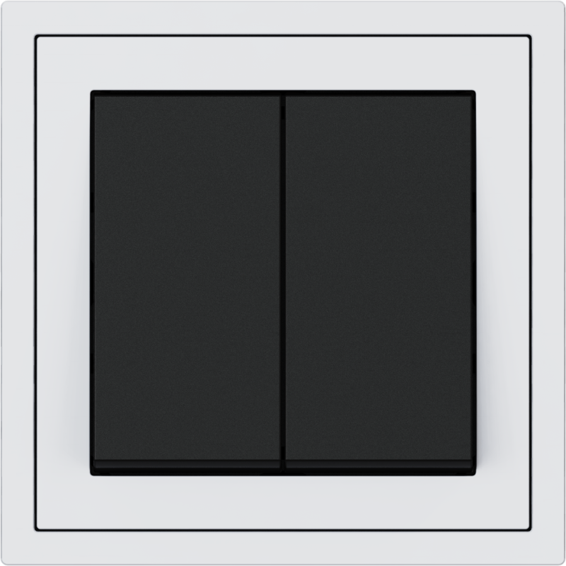 Xelent Series 2 Button Rocker Switch - Ivory White