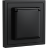 Xelent Series Waterproof EU Power Socket - Charcoal Gray