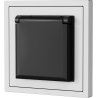 Xelent Series Waterproof EU Power Socket - Ivory White