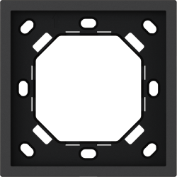 Xelent Series 1 Gang Panel Frame - Charcoal Gray