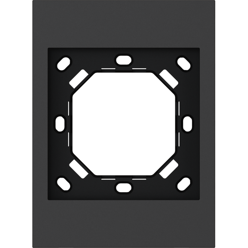 Xelent Series 1 Gang Panel Frame US - Charcoal Gray