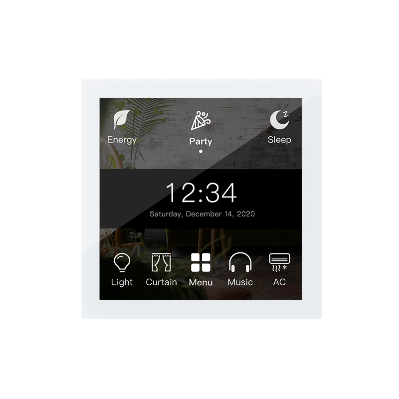 Granite Display Panel EU - Space Gray White Glass
