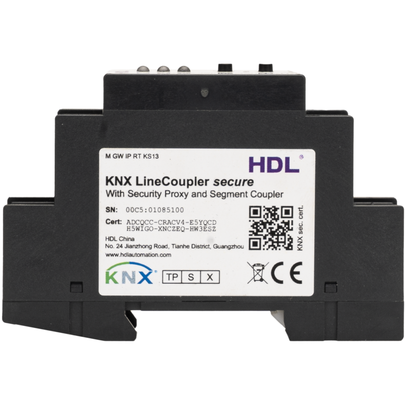 KNX Line Coupler secure, With Security Proxy and Segment Coupler