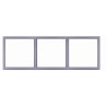 Tile Series 3 Gang Panel Frame 2.1 - Space Gray