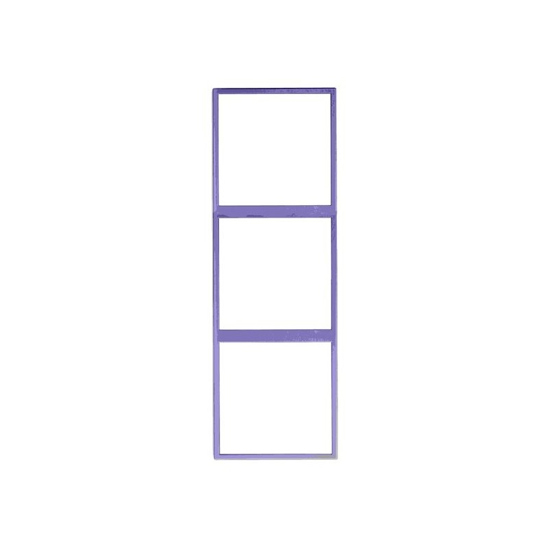 Tile Series 3 Gang Panel Frame 2.1 Vertical - Space Gray
