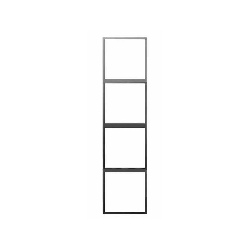 Tile Series 4 Gang Panel Frame 2.1 Vertical - Ash Gray