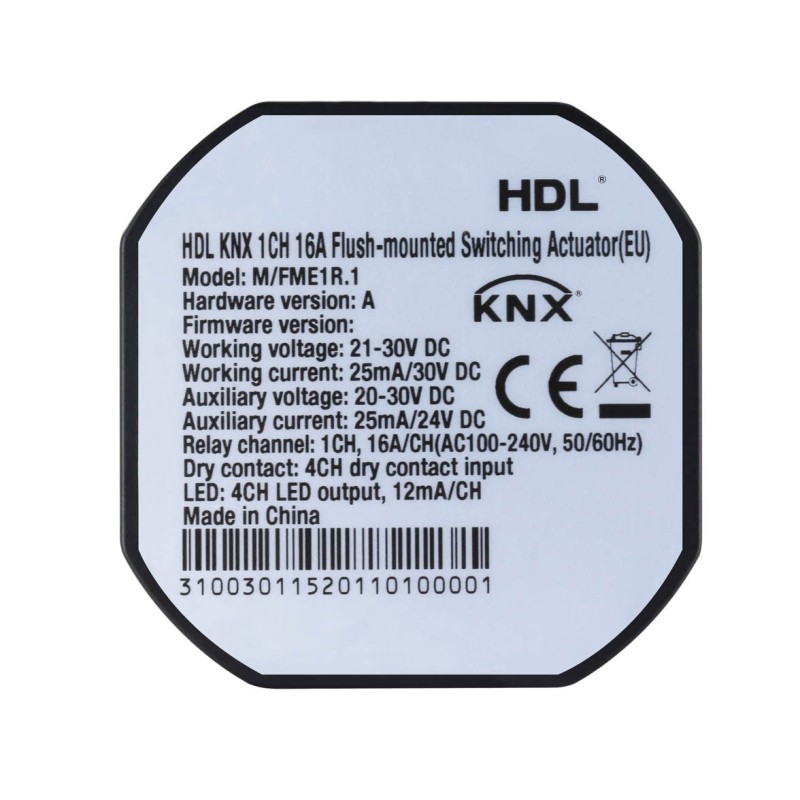 1CH 16A Flush-mounted Switch Actuator